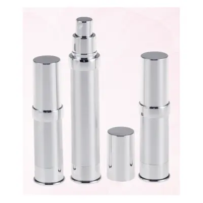 Bộ chai + hũ acrylic đen bạc – ảnh 2