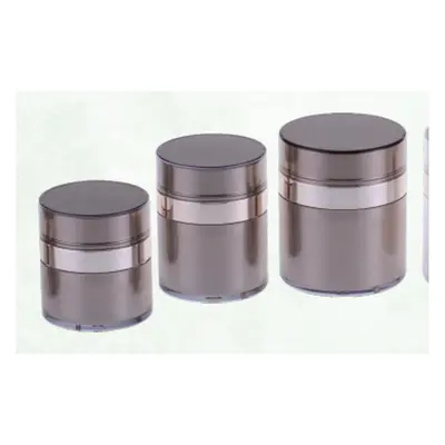 Bộ chai airless acrylic mờ nắp hồng vàng – ảnh 3