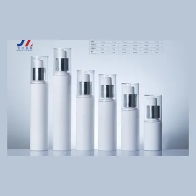 Chai trắng nắp bạc dạng airless – mã NXP0803
