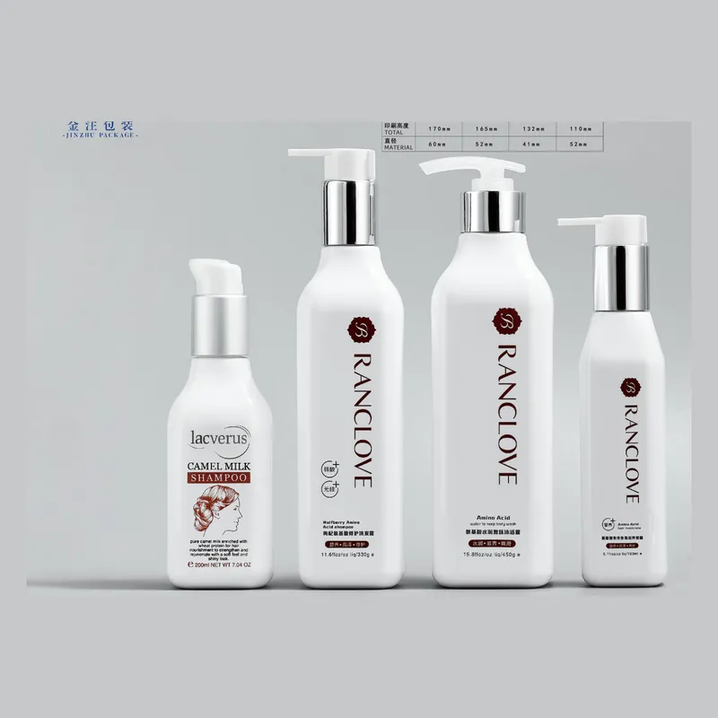 Chai trắng vòi bơm dầu gội – mã NXP0815