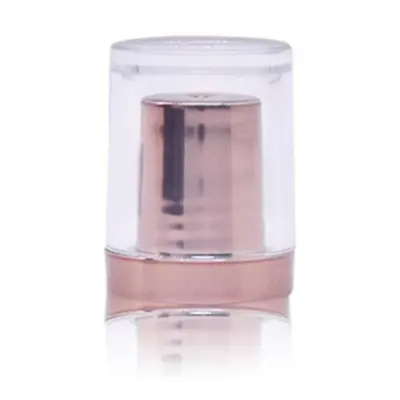 Nắp tuýp acrylic trong lõi bạc đế vàng – ảnh 2