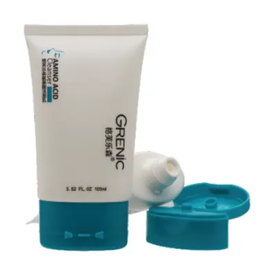 Tuýp trắng xanh nắp bật oval – mã NXT1071
