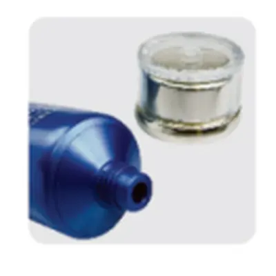 Tuýp xanh navy nắp acrylic bạc – mã NXT1413