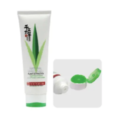 Tuýp trắng in lá nắp bật xanh – mã NXT1431