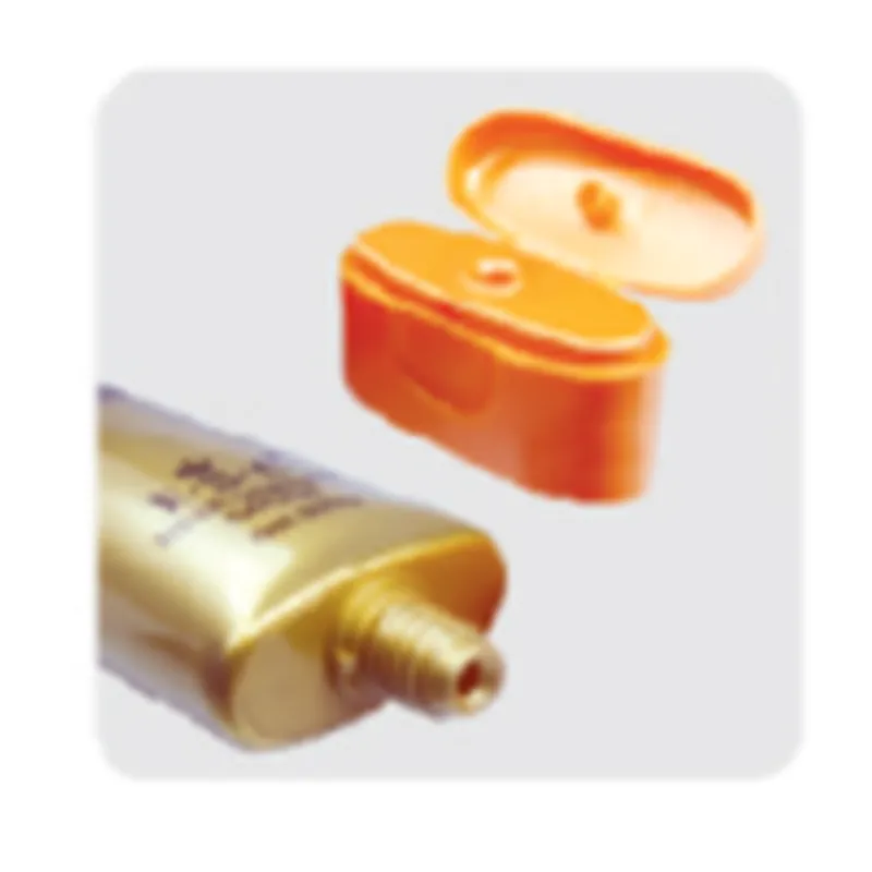 Tuýp vàng nắp bật cam oval – mã NXT1452