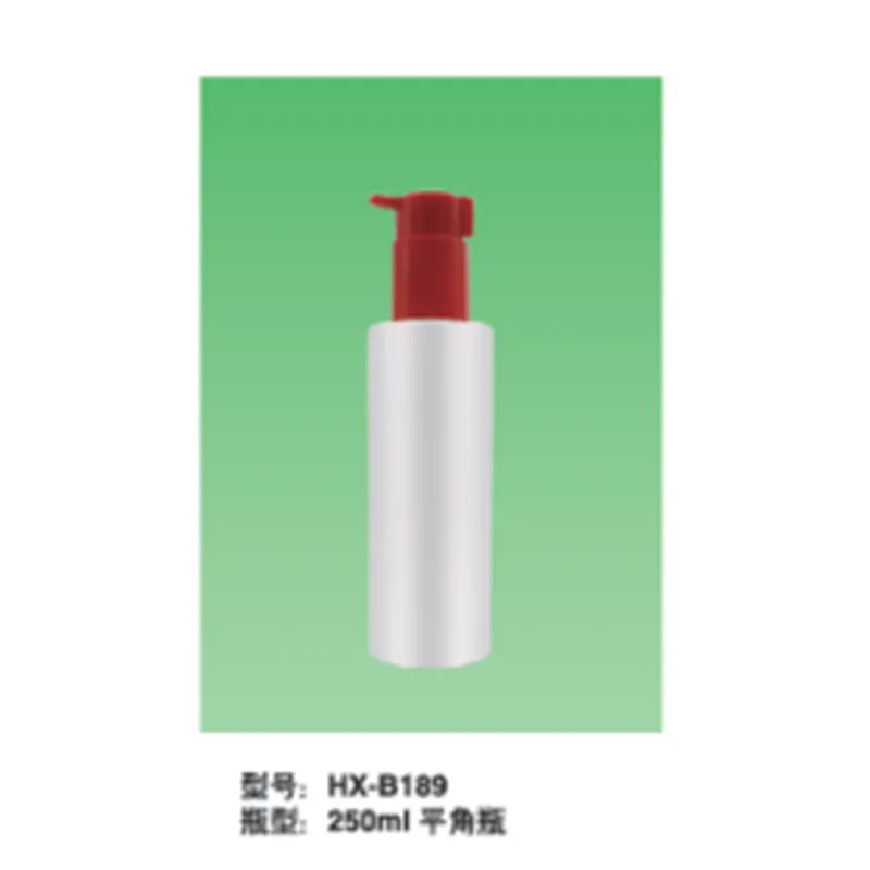 Chai vai phẳng trắng 250ml vòi đỏ – mã NXT1573
