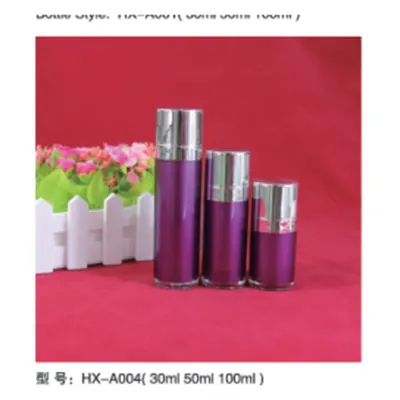 Bộ chai hút chân không acrylic tím HX-A004 – mã NXT1585