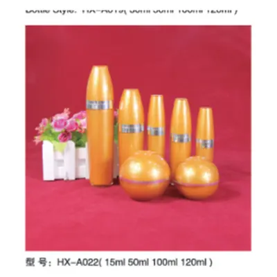 Bộ chai hút chân không acrylic cam dáng tên lửa HX-A022 – mã NXT1599