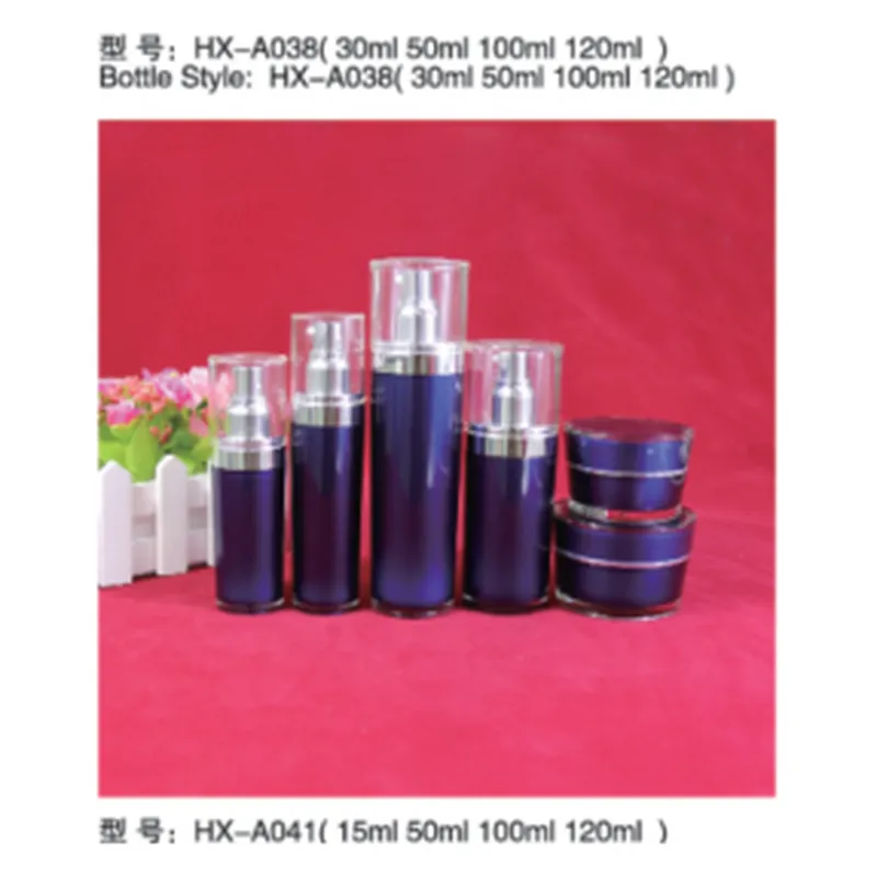 Bộ chai + hũ acrylic tím than HX-A041 – mã NXT1616