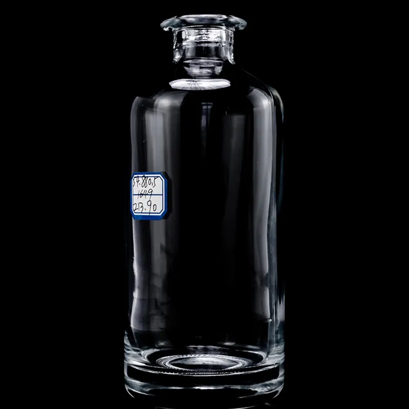 Chai rượu thủy tinh trụ tròn vai tròn 750ml – mã NXW0008