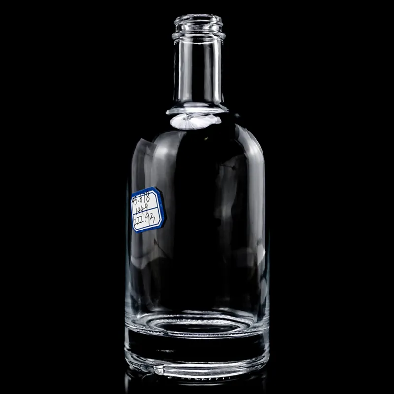Chai rượu thủy tinh trụ tròn đáy dày 750ml – mã NXW0015