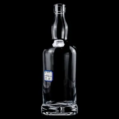 Chai rượu thủy tinh cổ phình dáng bầu 700ml – mã NXW0030