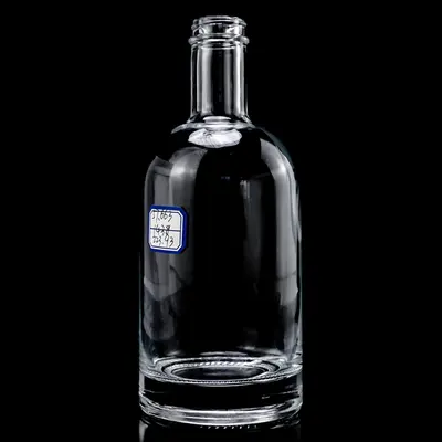 Chai rượu thủy tinh trụ tròn vai tròn 750ml – mẫu 2 – mã NXW0037