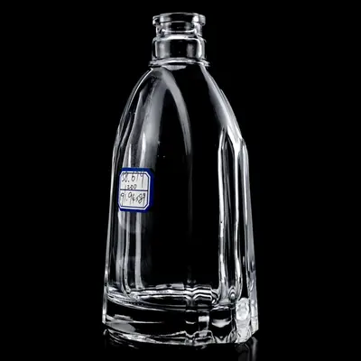 Chai rượu thủy tinh dáng chuông cạnh vát 500ml – mã NXW0040