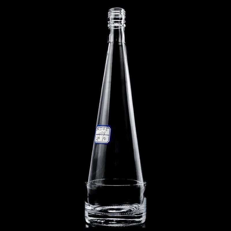 Chai rượu thủy tinh dáng côn nhọn 500ml – mã NXW0044