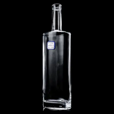 Chai rượu thủy tinh dẹt cao 650ml – mã NXW0052