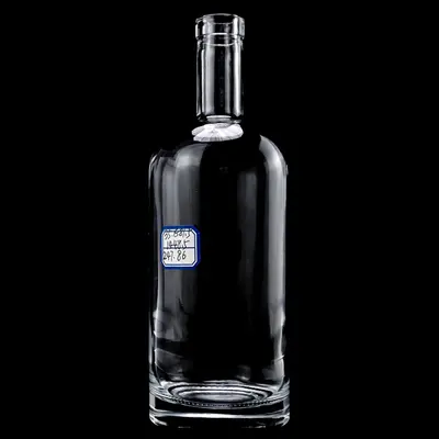 Chai rượu thủy tinh trụ tròn vai tròn 750ml – mẫu 3 – mã NXW0058