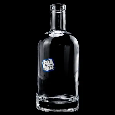 Chai rượu thủy tinh trụ tròn vai tròn 750ml – mẫu 4 – mã NXW0061