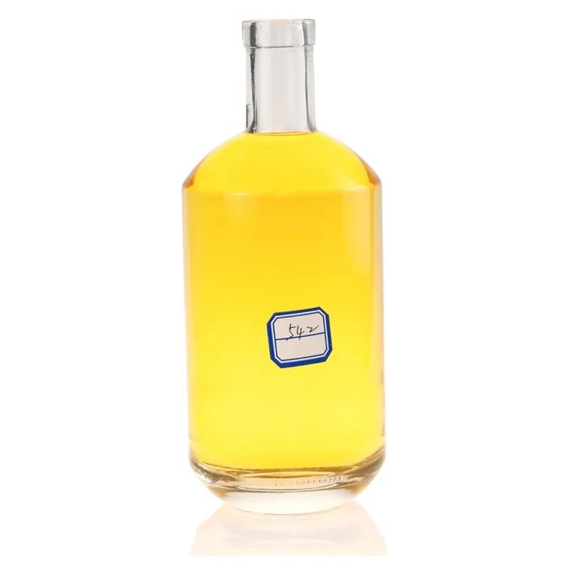 Chai rượu thủy tinh trụ tròn vai tròn 750ml – mẫu 5 – mã NXW0085