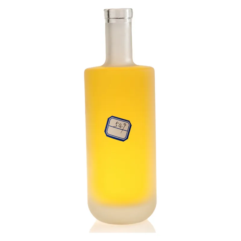 Chai rượu thủy tinh trụ phun mờ 700ml – mã NXW0092