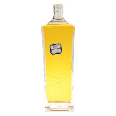 Chai rượu thủy tinh vuông cao vân chữ V 750ml – mã NXW0102