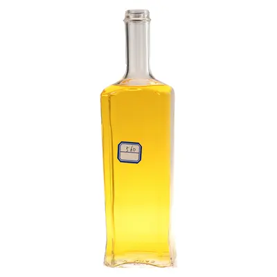 Chai rượu thủy tinh vuông cao 1L – mẫu 2 – mã NXW0103
