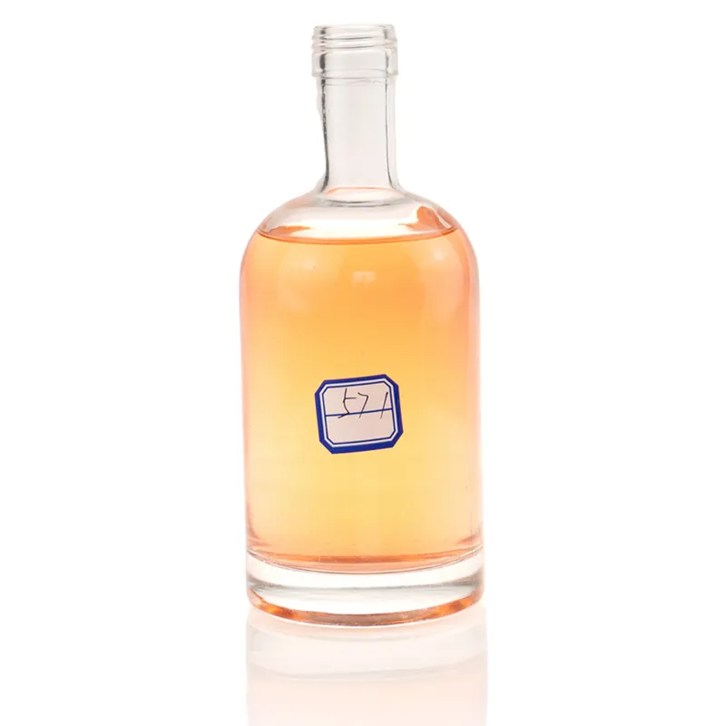 Chai rượu thủy tinh trụ tròn vai tròn 500ml – mã NXW0114