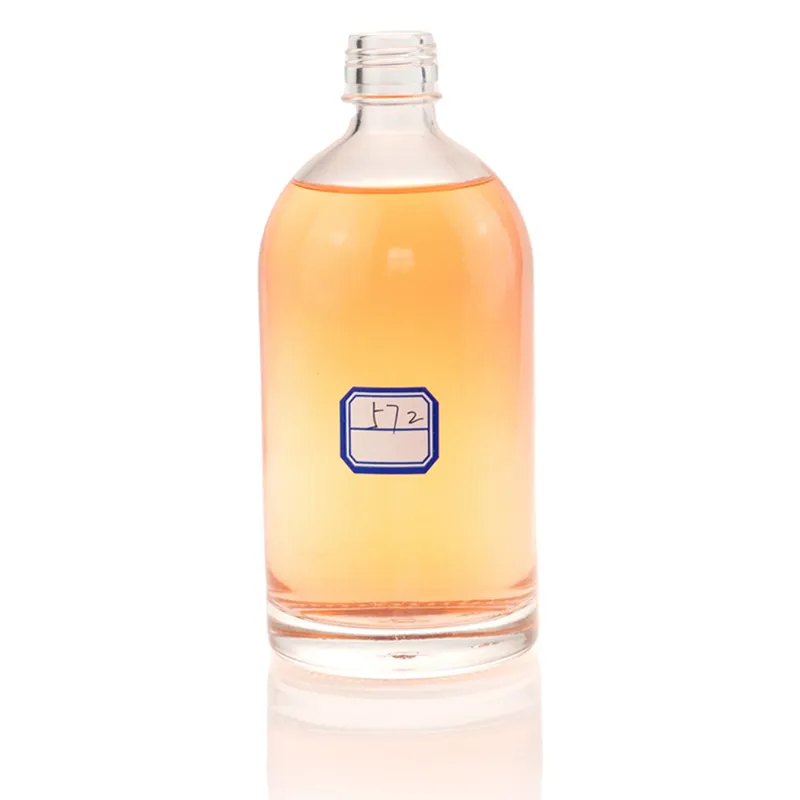 Chai rượu thủy tinh trụ tròn vai tròn 500ml – mẫu 2 – mã NXW0115