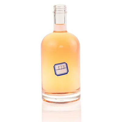 Chai rượu thủy tinh trụ tròn vai tròn 500ml – mẫu 3 – mã NXW0116