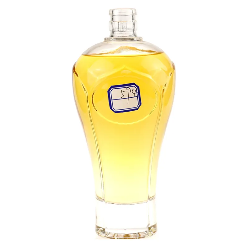Chai rượu thủy tinh dáng bình hoa 500ml – mã NXW0137