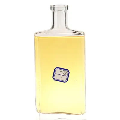 Chai rượu thủy tinh dẹt vai vuông 500ml – mã NXW0141