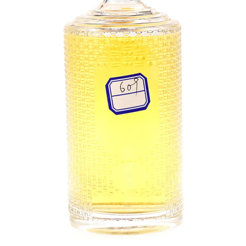 Chai rượu thủy tinh trụ vân lưới 500ml – mã NXW0152