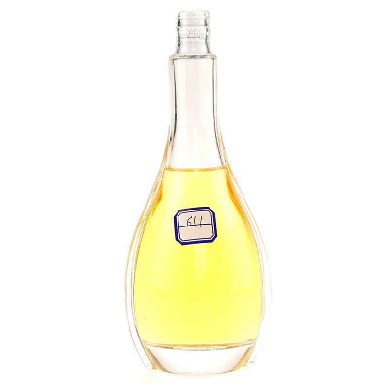 Chai rượu thủy tinh dáng giọt cổ dài 500ml – mã NXW0154