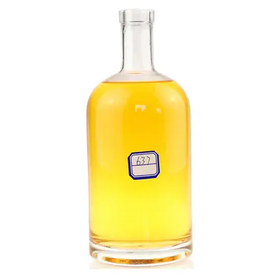 Chai rượu thủy tinh trụ tròn vai tròn 1L – mẫu 2 – mã NXW0180