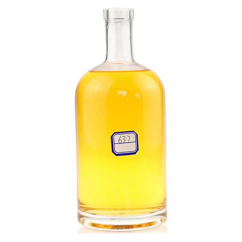 Chai rượu thủy tinh trụ tròn vai tròn 1L – mẫu 2 – mã NXW0180