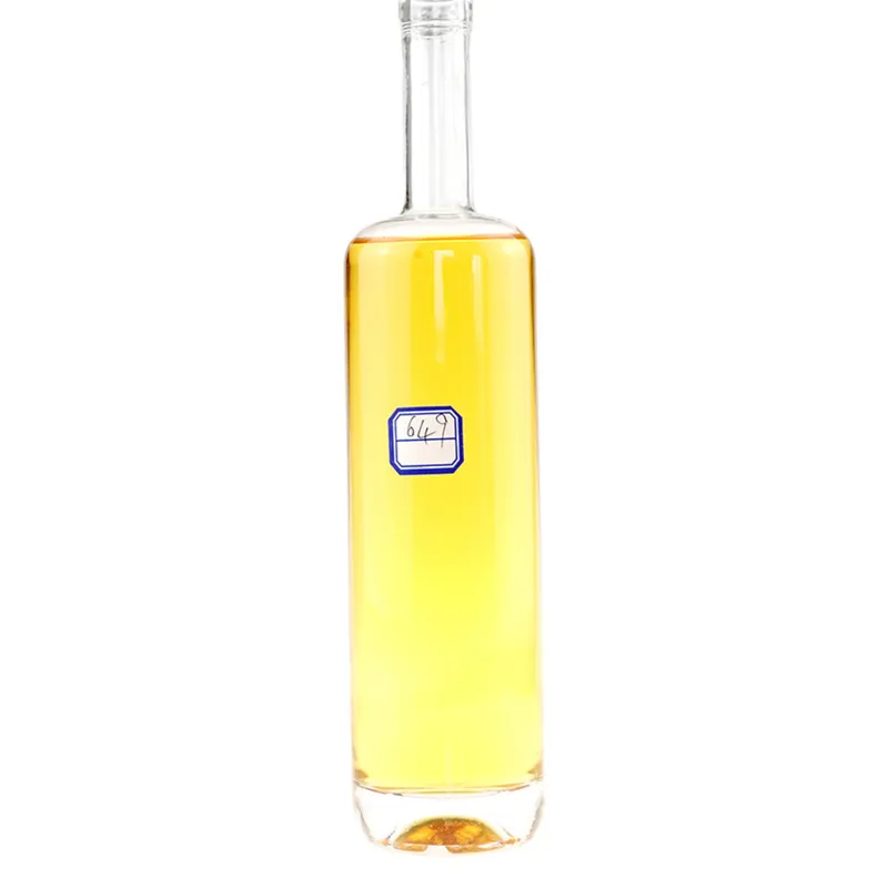 Chai rượu thủy tinh trụ tròn cao 750ml – mẫu 3 – mã NXW0192